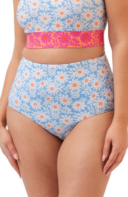 LIME RICKI SWIMWEAR LIME RICKI SWIMWEAR REVERSIBLE ULTRA HIGH-WAIST BOTTOM 