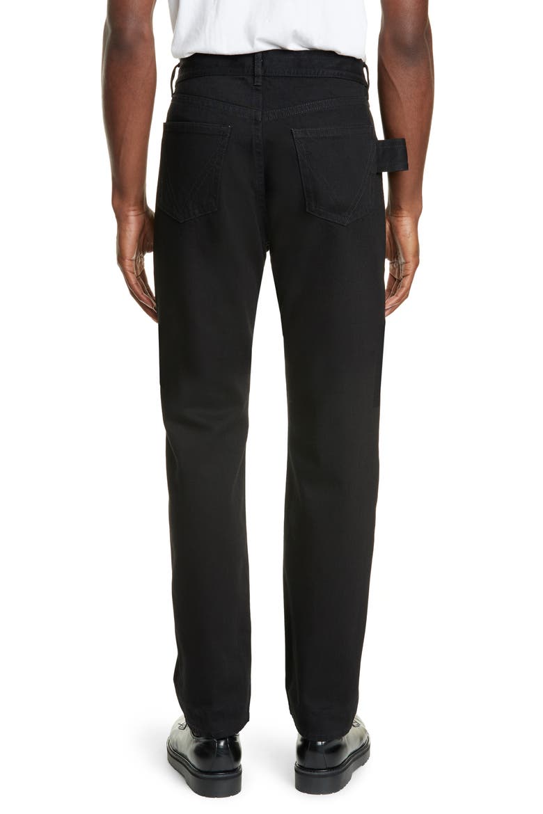 Carpenter Denim Pants, Alternate, color, NERO