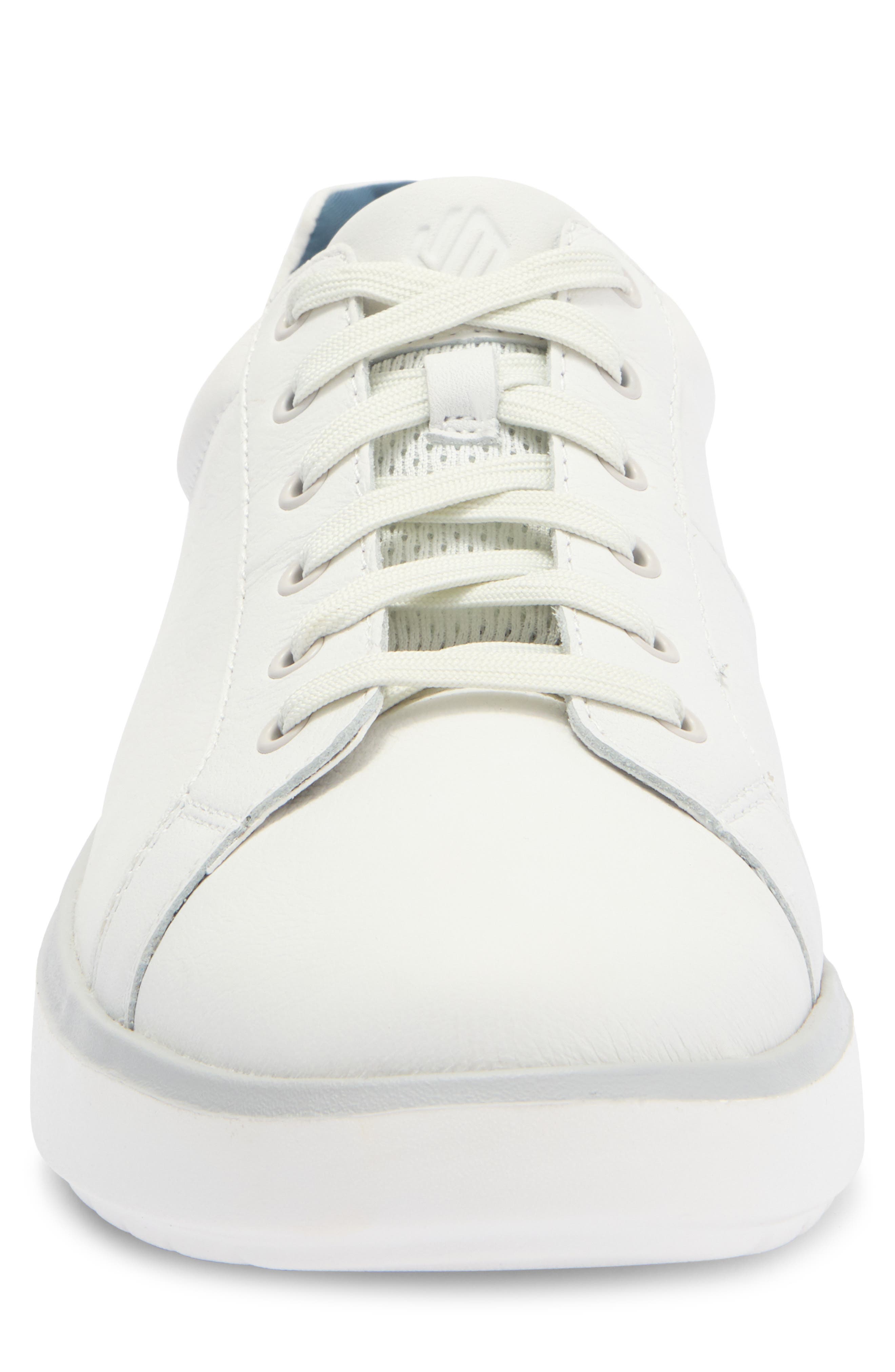 Johnston & Murphy Calm Sneaker, Alternate, color, White Full Grain