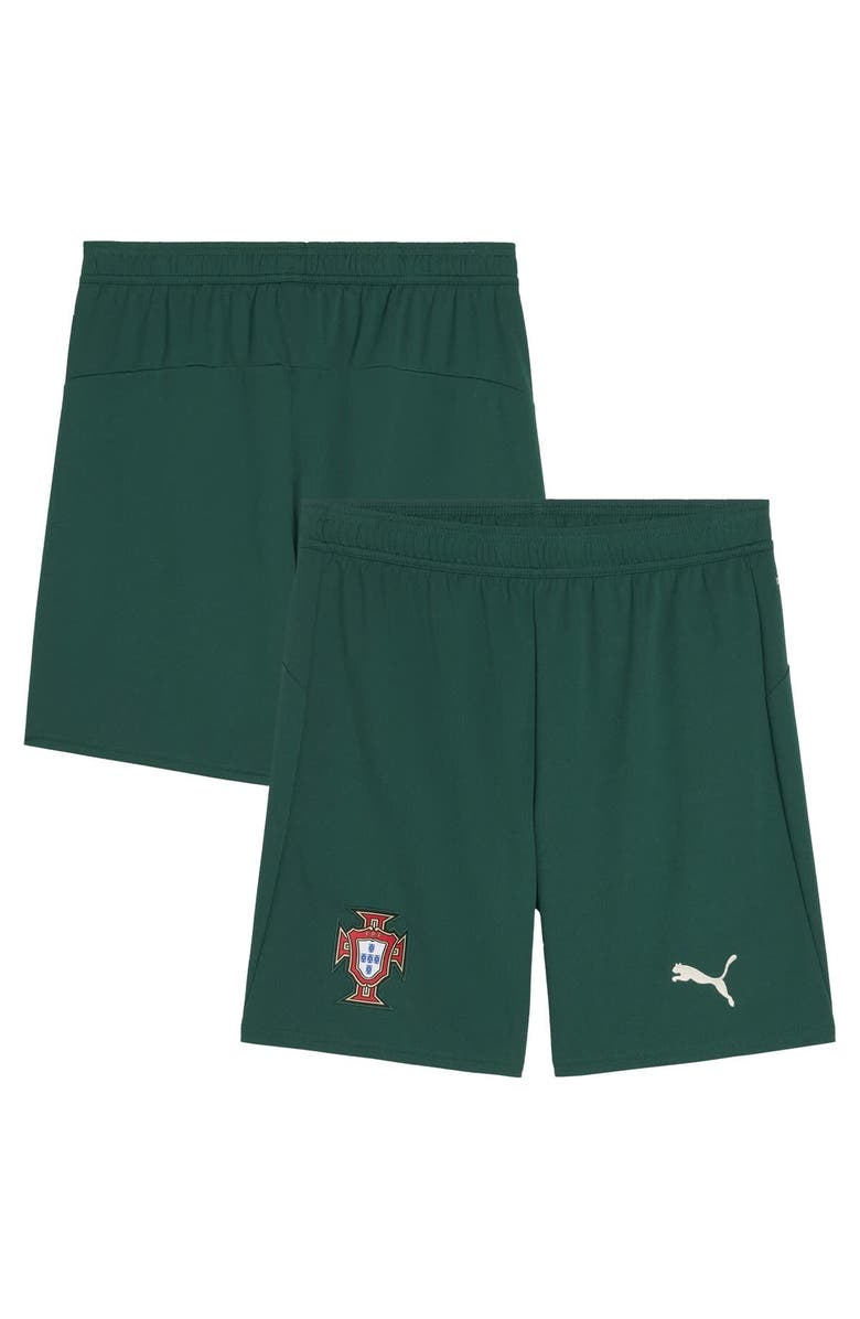 PUMA Men's Puma  Green Portugal National Team 2025 Home Replica Shorts, Main, color, 