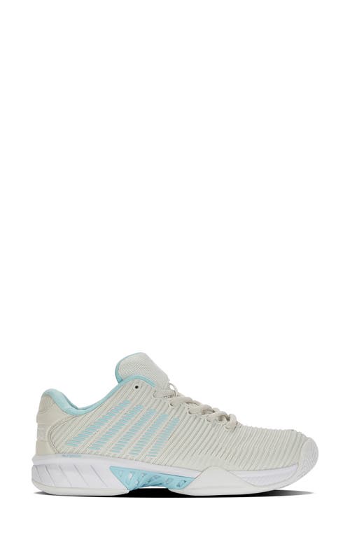 K-swiss Hypercourt Express 2 Tennis Shoe In Gray/wht/bluglw