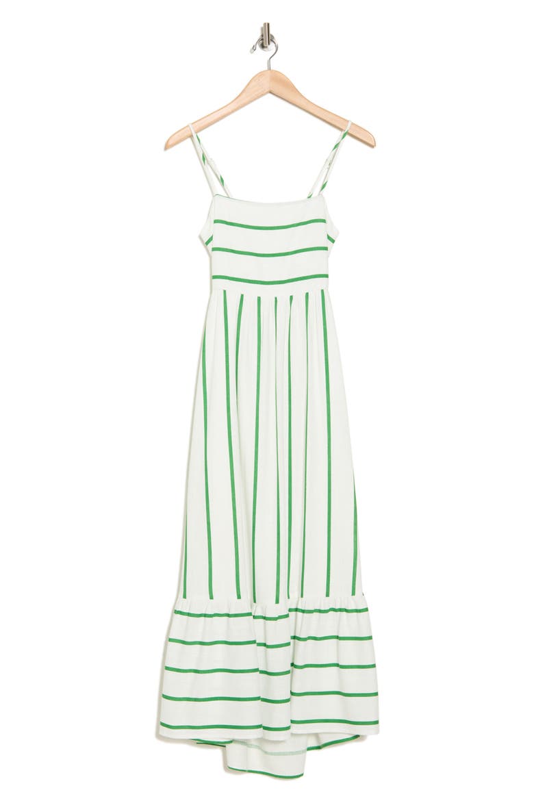 Stripe Maxi Dress, Alternate, color, IVORY