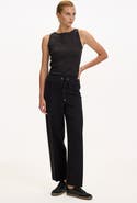 Exquise Drawstring Knitted Trousers