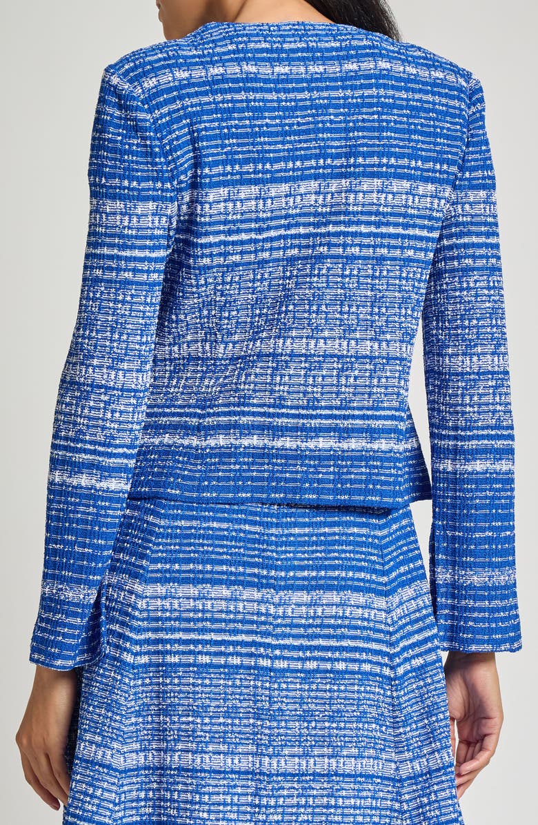 Misook Mélange Tweed Knit Jacket, Alternate, color, 