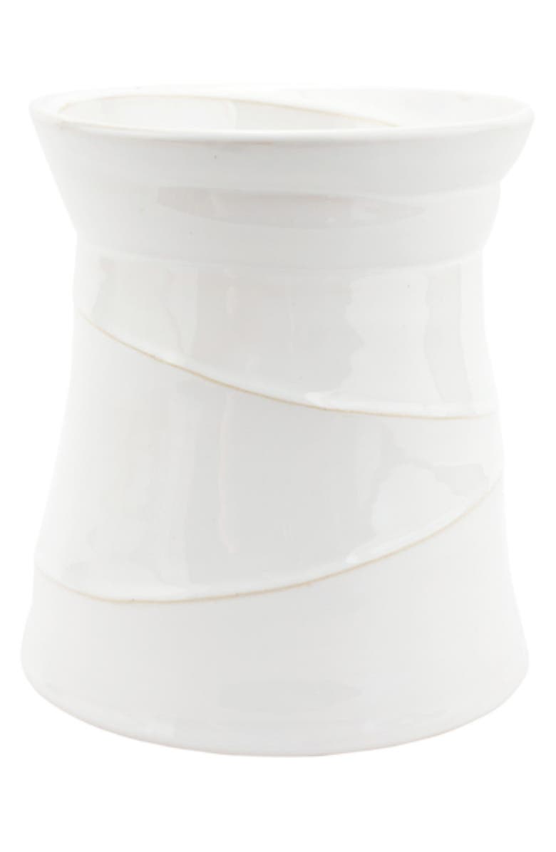 VIETRI Luna Utensil Holder, Main, color, White