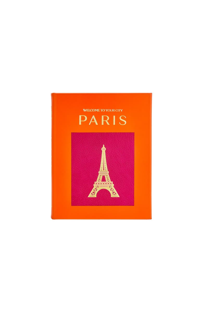 Graphic Image Trope Paris Leather Edition, Main, color, Orange