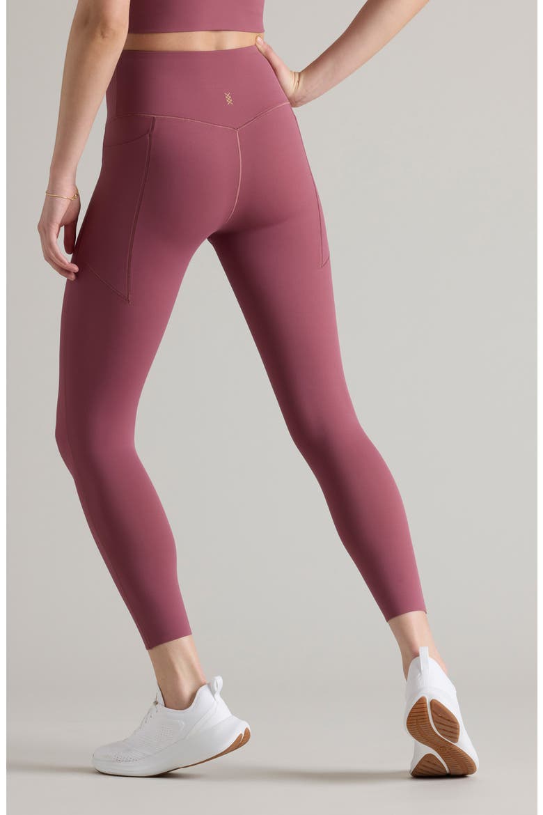 Revive Pockets 7/8 Leggings, Alternate, color, PLUM SHADOW