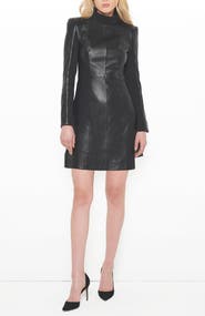 AS by DF The Lbd Upcycled Leather Dress