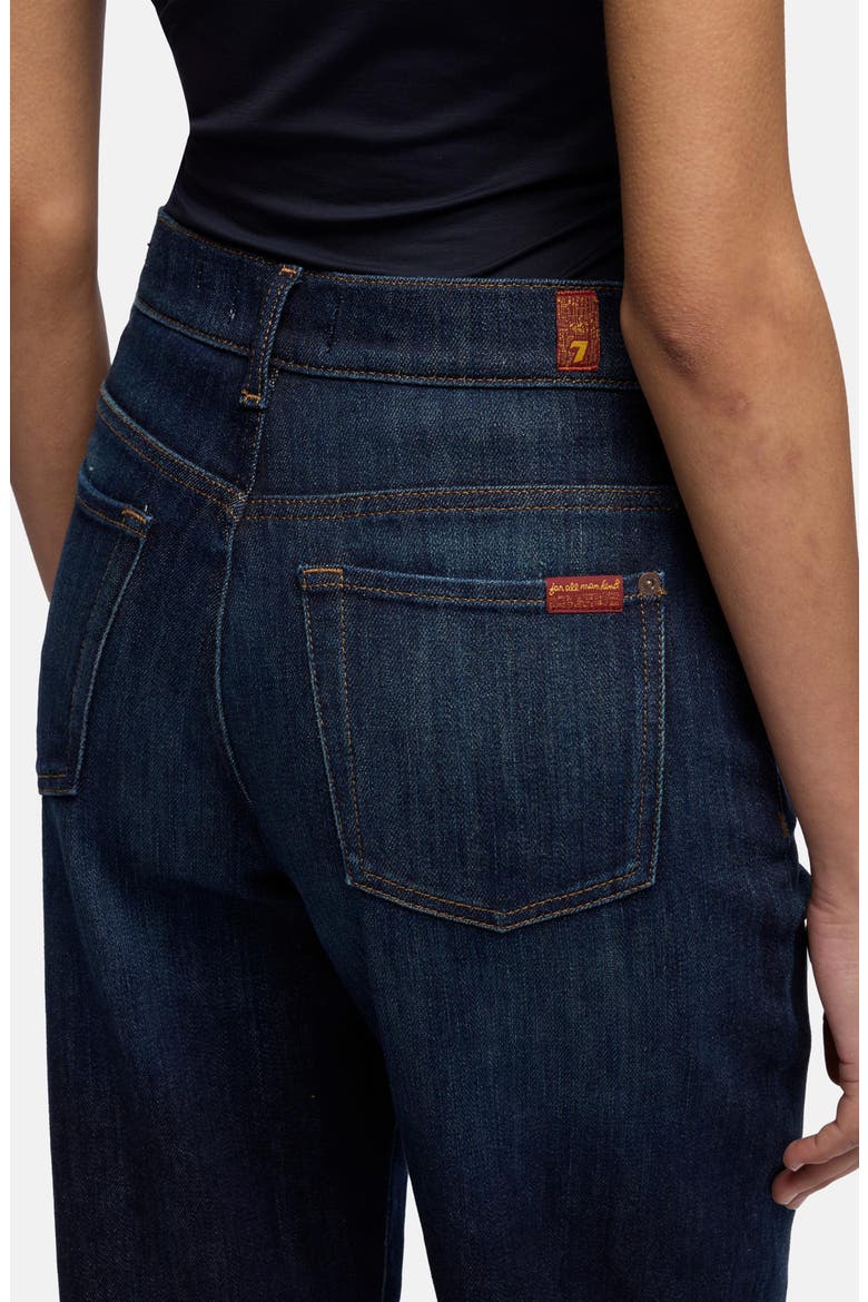 Stovepipe High Waist Straight Leg Jeans, Alternate, color, DEEP SEA