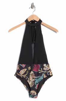 Cosita Linda High Neck One-Piece Swimsuit