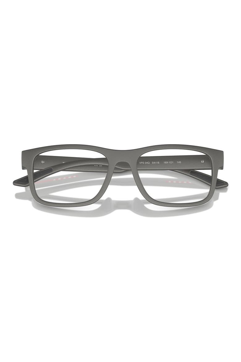 52mm Rectangular Optical Glasses, Alternate, color, GREY
