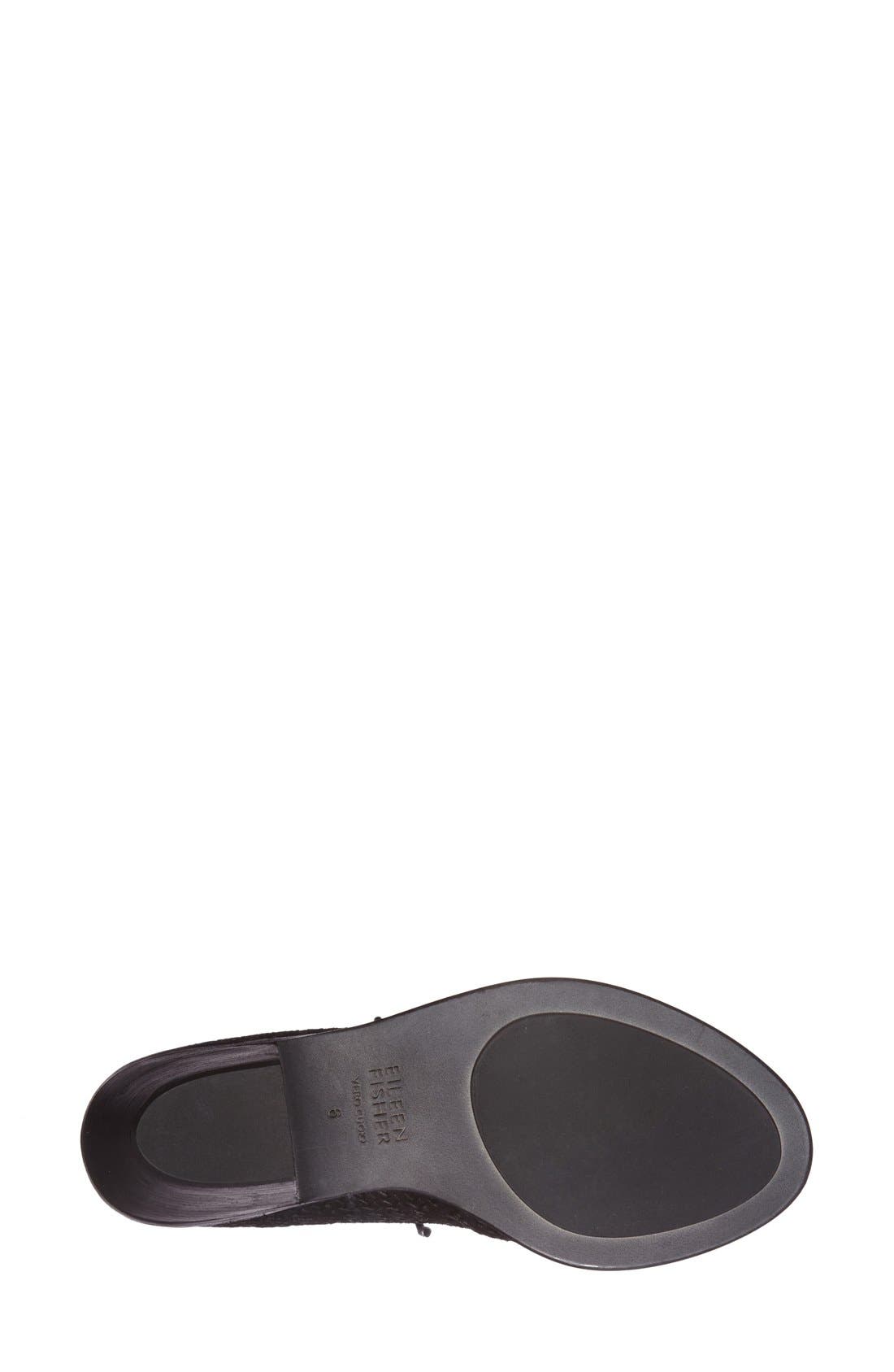 'Slew' Lace Up Bootie, Alternate, color, BLACK