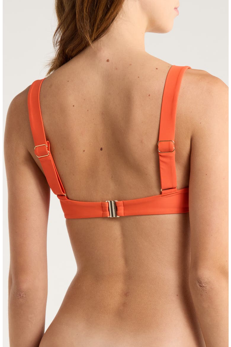 Iryna Underwire Bikini Top, Alternate, color, VIVID ORANGE