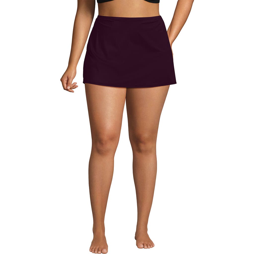LANDS' END LANDS' END PLUS SIZE SLENDER SUIT SWIM SKIRT