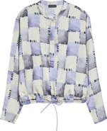 Emporio Armani Check Satin Top