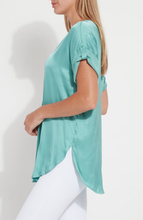 Lyssé Lysse Santorini V-neck Top In Blue
