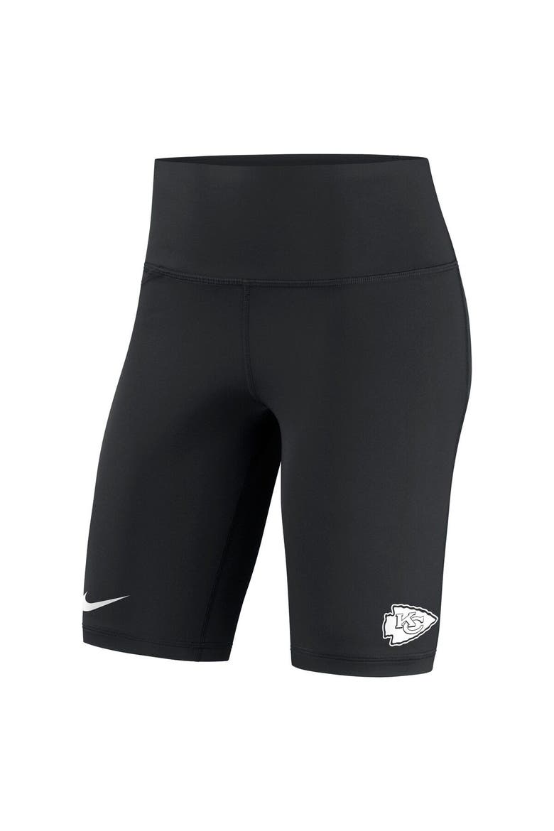 Women's Nike Black Kansas City Chiefs Biker Shorts, Alternate, color, Black