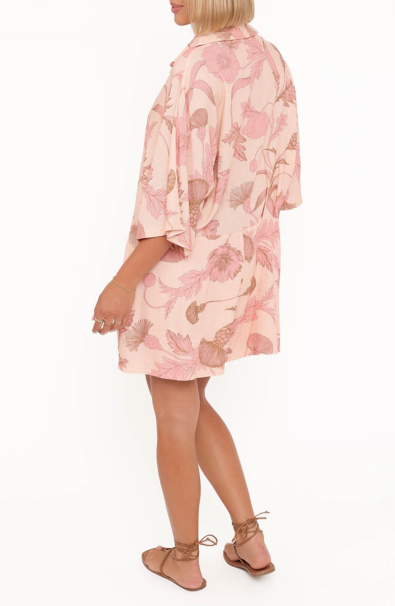 Petal & Pup Ellisa Print Romper, Alternate, color, Pink Floral