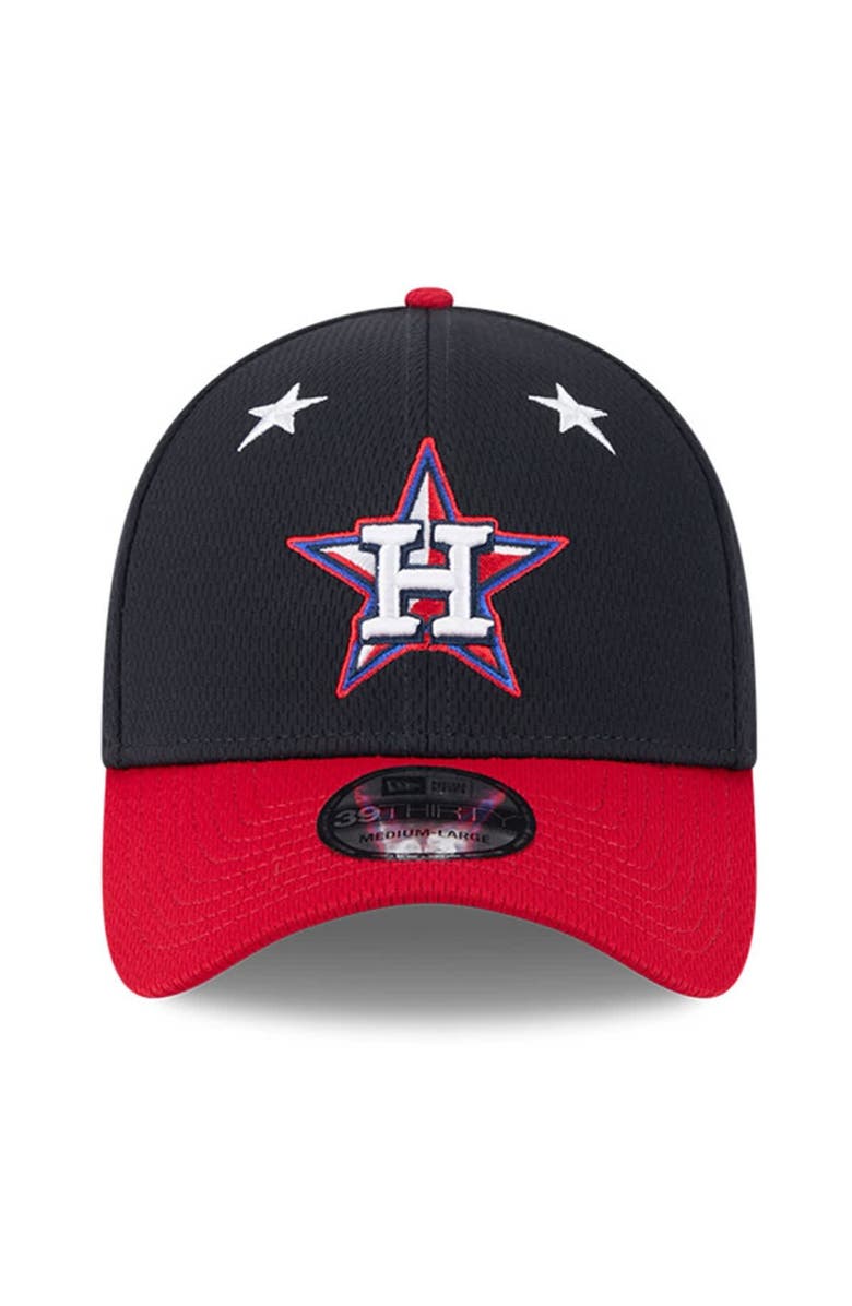 New Era Men's New Era Navy/Red Houston Astros 2025 MLB All-Star Game Workout 39THIRTY Flex Hat, Alternate, color, Navy