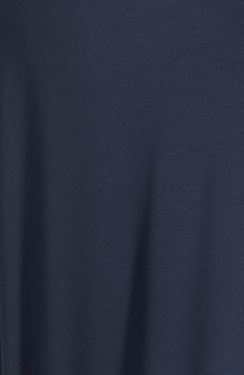 Eileen Fisher Colorblock Scoop Neck Jersey Dress, Alternate, color, 