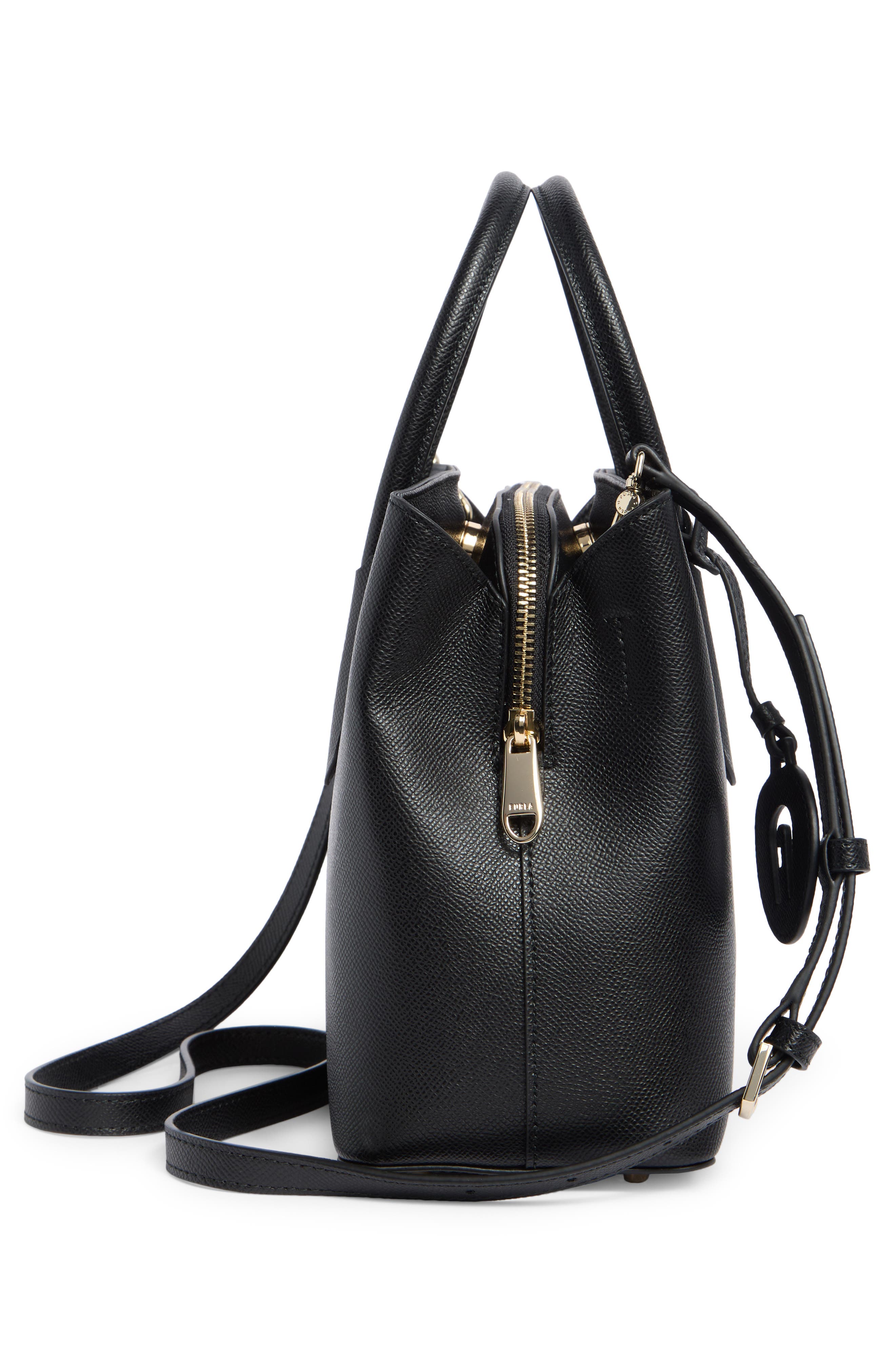 Furla Tessa Tote Bag, Alternate, color, Nero