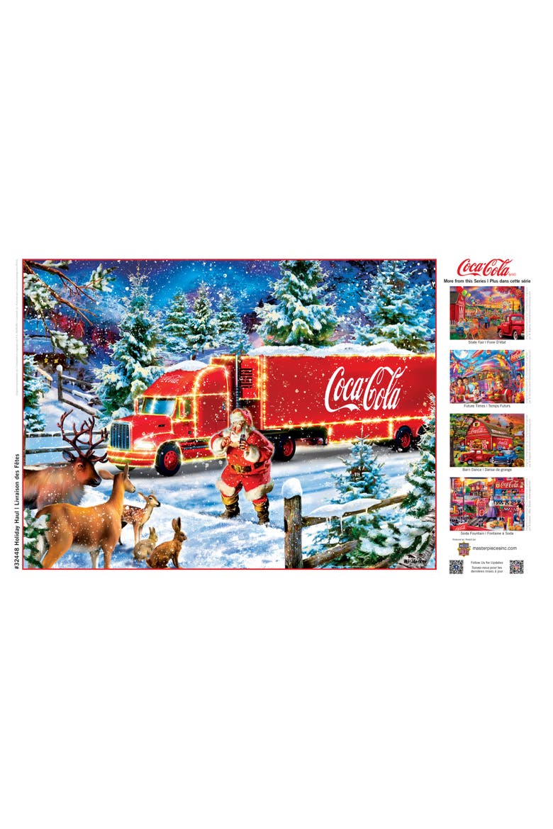 Coca-Cola Holiday Haul 300pc Puzzle, Alternate, color, Multicolor