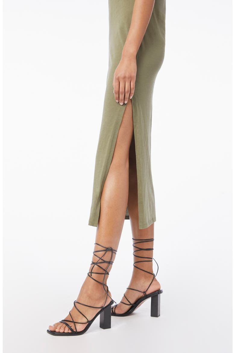 Le Muscle Organic Pima Cotton T-Shirt Dress, Alternate, color, MILITARY