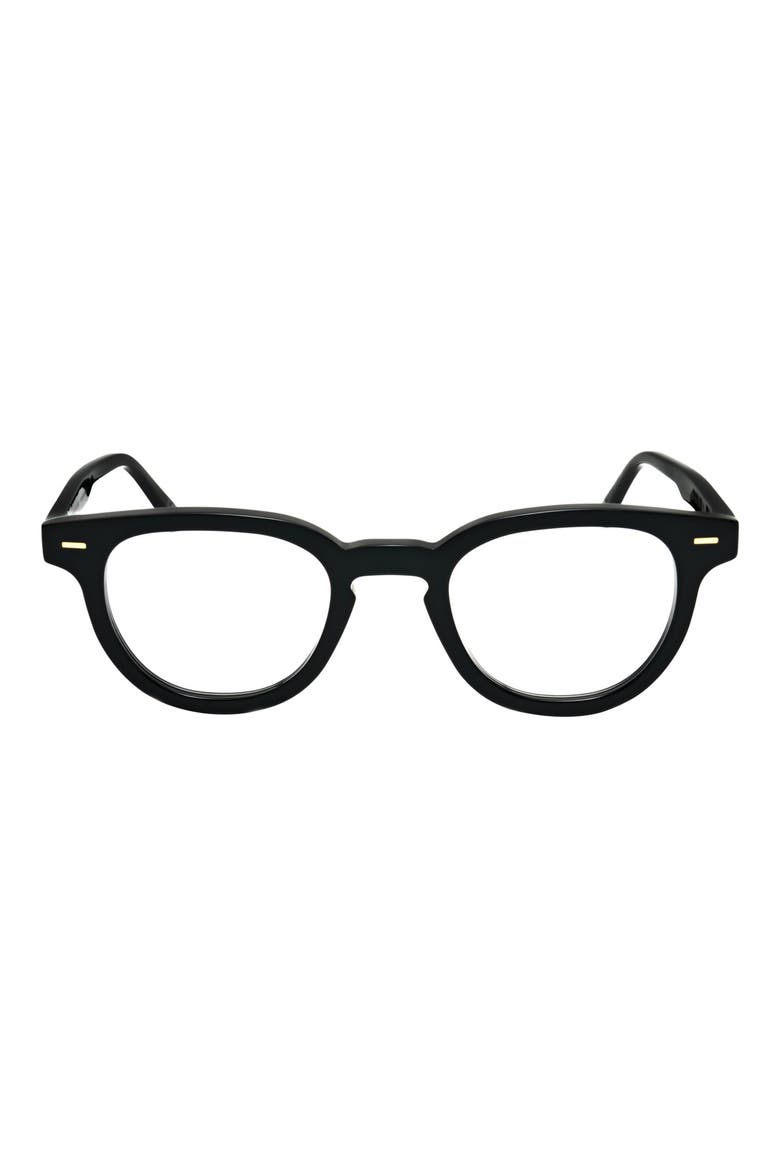 52mm Rectangular Optical Glasses, Main, color, BLACK