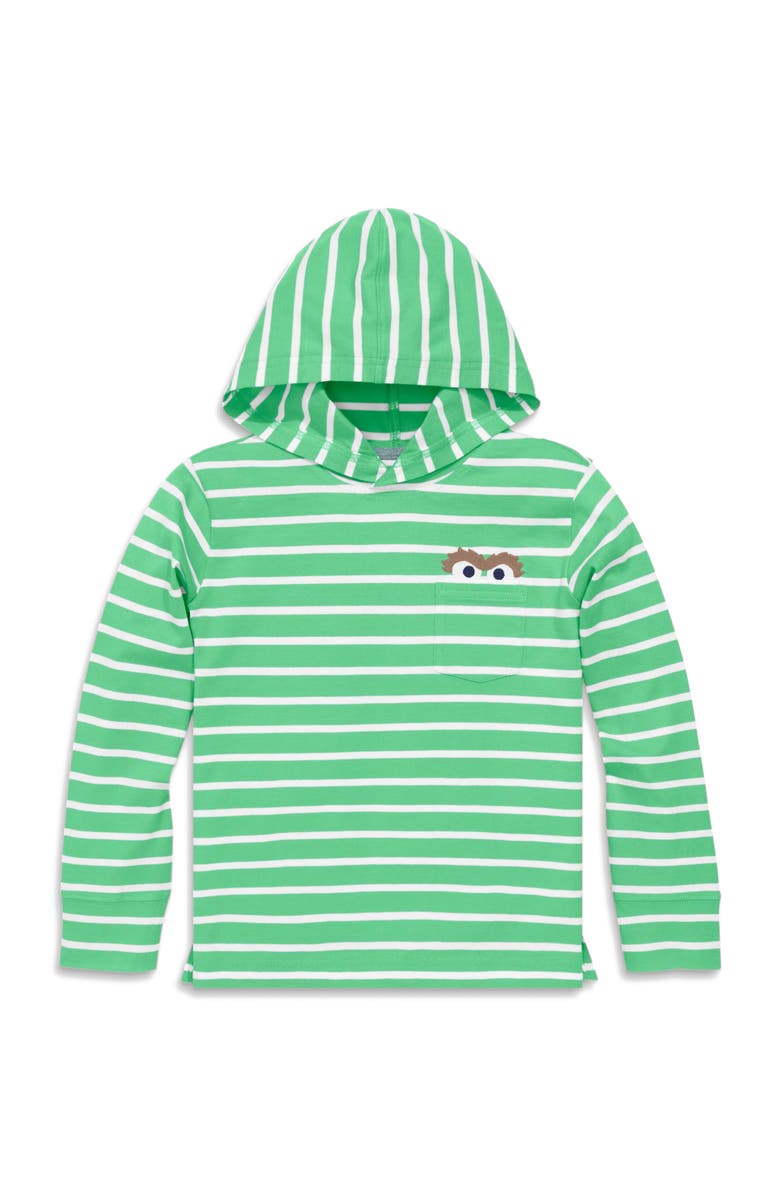 Primary Kids Sesame Street Embroidered T-Shirt Hoodie, Main, color, 