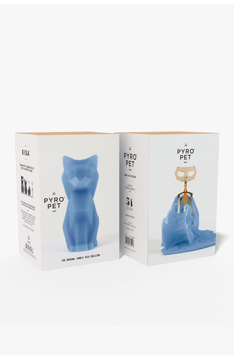 54Celsius PyroPet Kisa Cat Candle, Alternate, color, Blue
