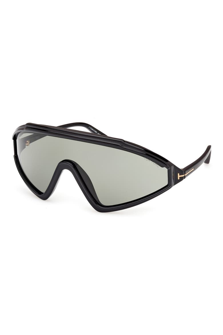 00mm Shield Sunglasses, Alternate, color, BLACK/ OTHER / SMOKE