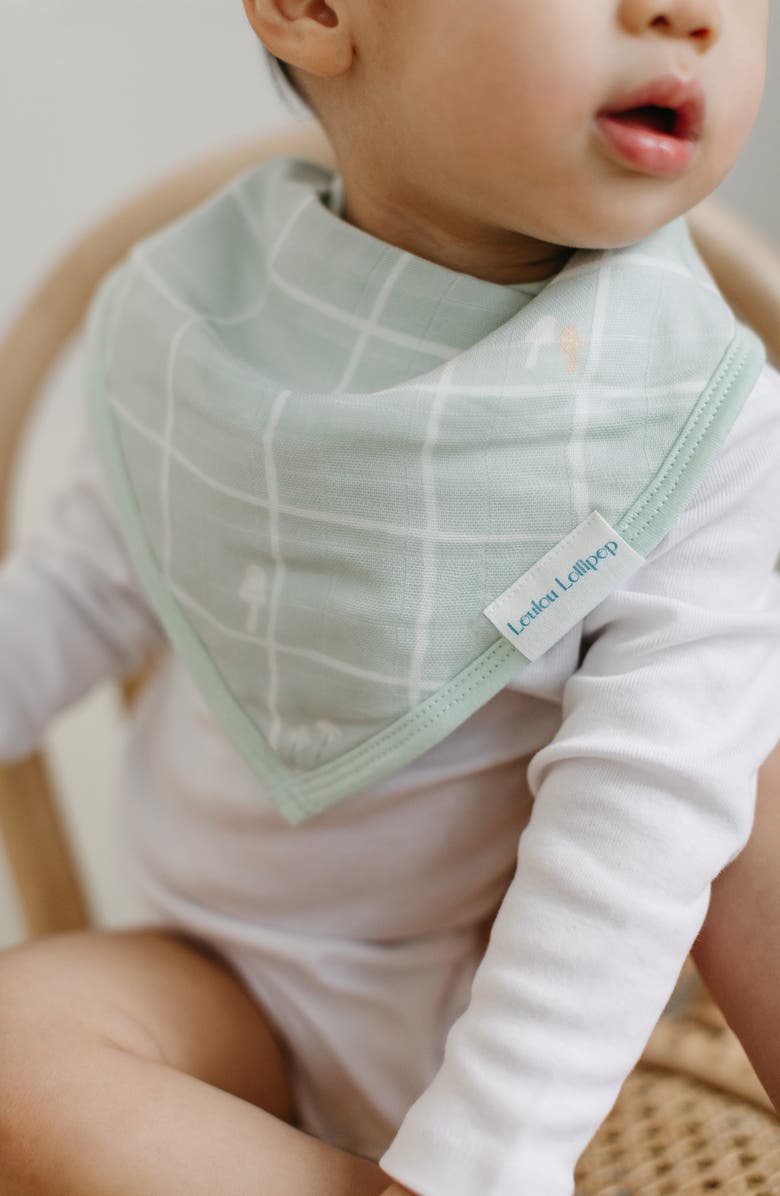 Loulou Lollipop Assorted 2-Pack Muslin Bandana Bibs, Alternate, color,