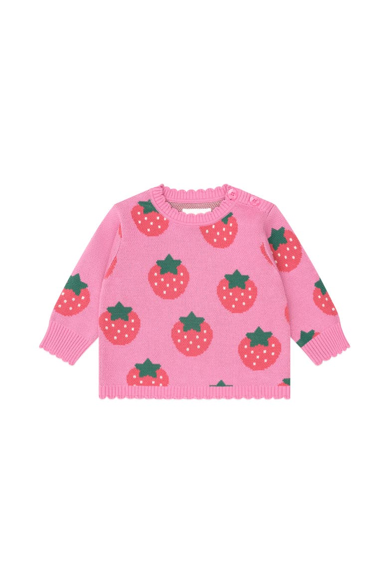 Strawberry Fields Forever Pullover, Main, color, Strawberry Multi
