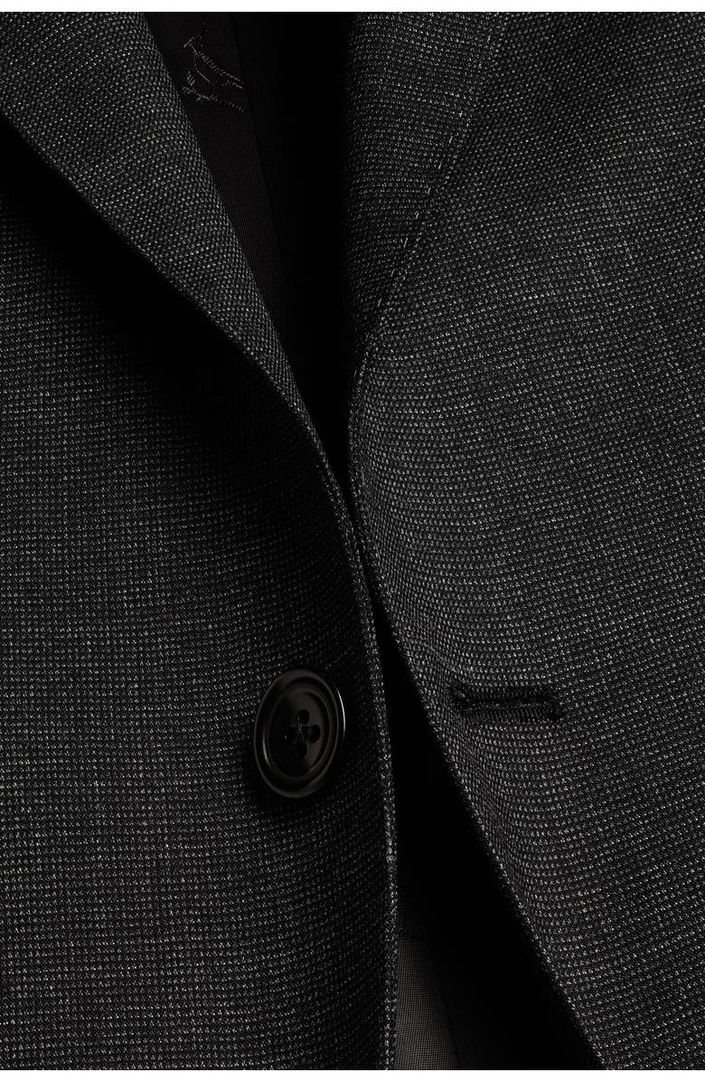 Charles Tyrwhitt Slim Fit End On End Ultimate Performance Suit Jacket, Alternate, color, Charcoal Grey