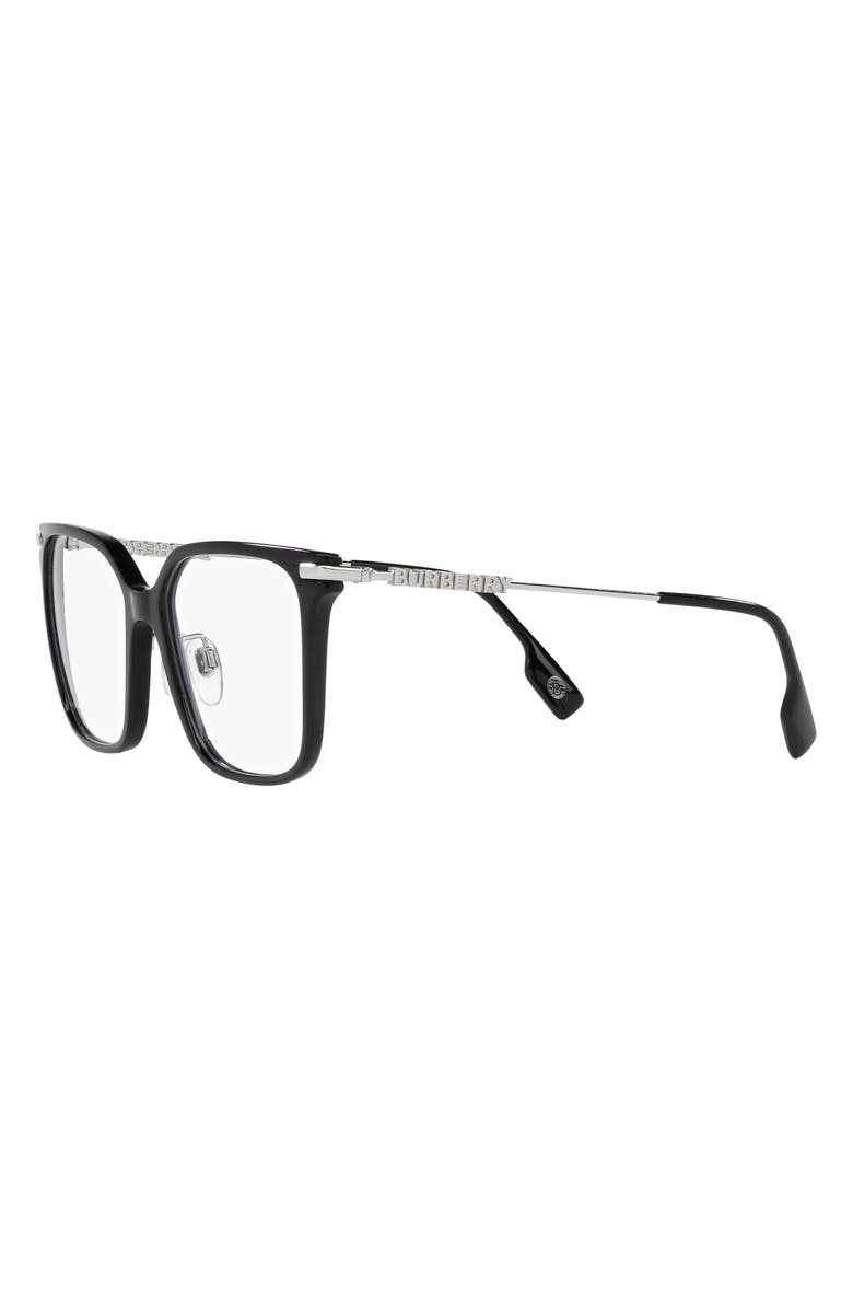 Burberry Elizabeth 54mm Square Optical Glasses, Alternate, color,