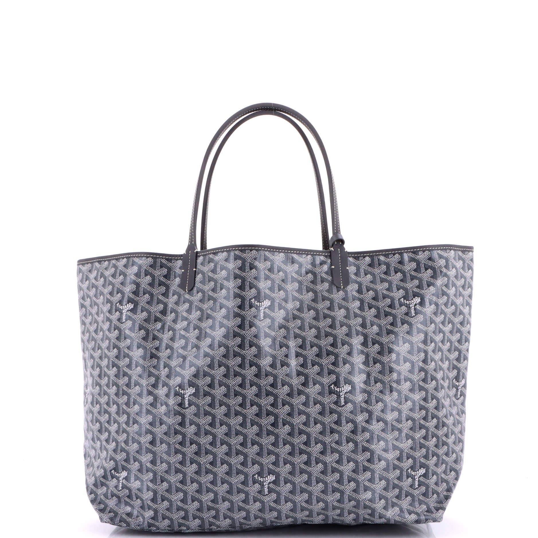 Pre-Owned Goyard Saint Louis Tote Coated Canvas GM, Alternate, color, Gray