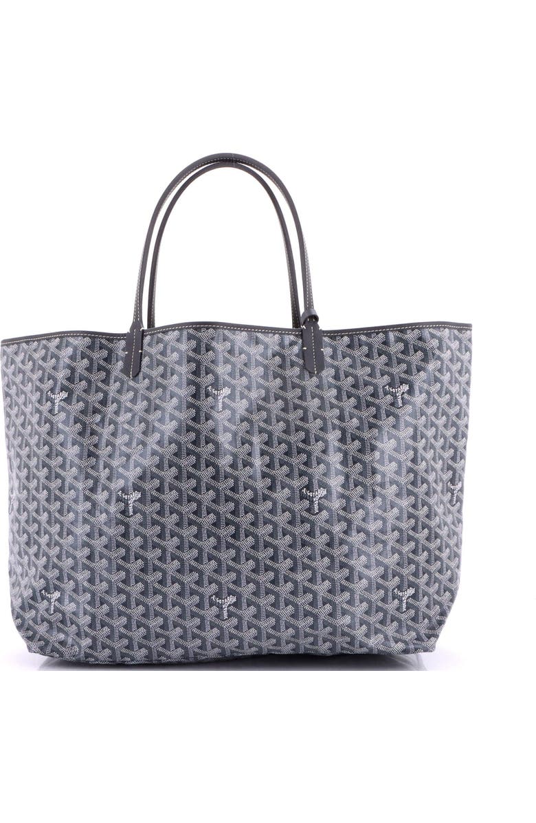 Pre-Owned Goyard Saint Louis Tote Coated Canvas GM, Alternate, color, Gray