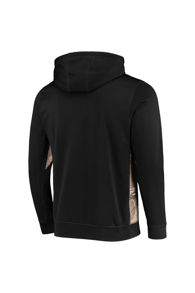 Men's Dunbrooke Black/Realtree Camo Kansas City Chiefs Decoy Tech Fleece Full-Zip Hoodie, Alternate, color, Black
