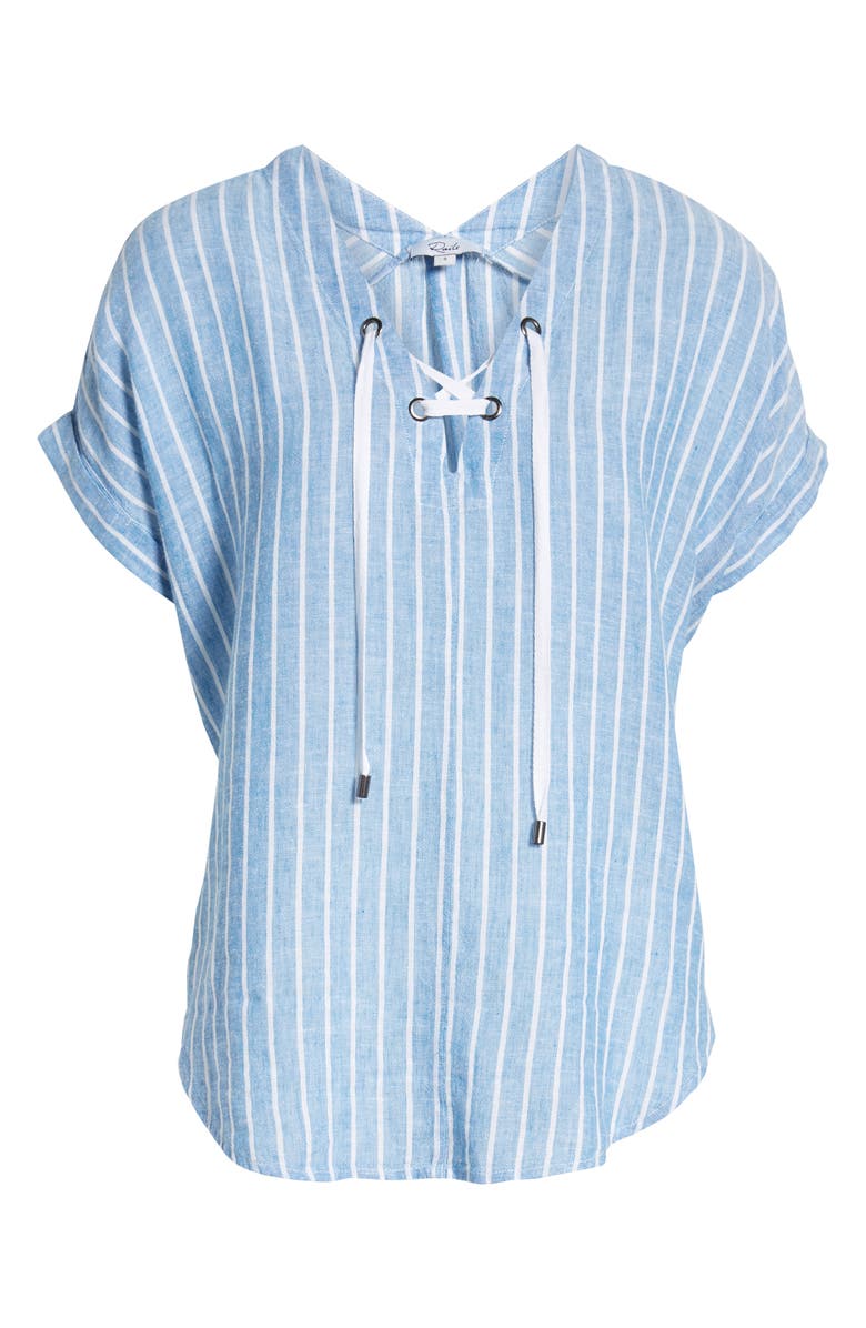 Rails Jeri Lace-Up Shirt, Alternate, color, 