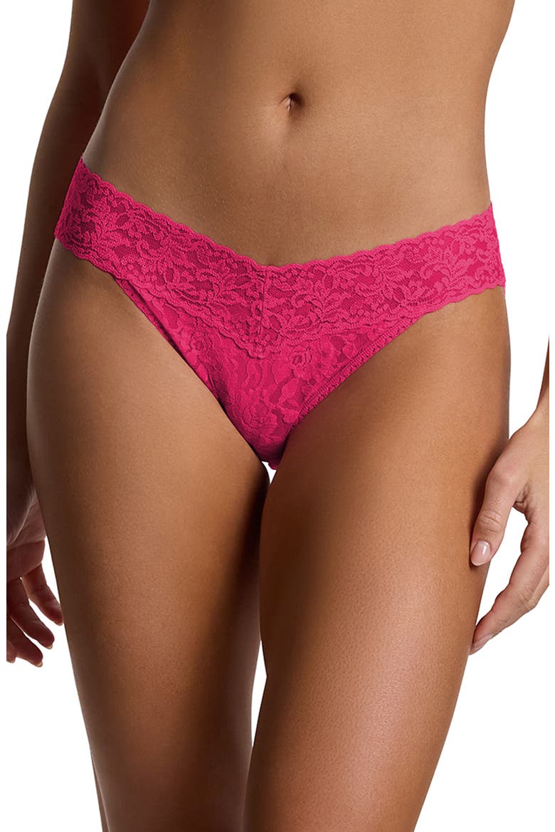 Signature Lace Bikini, Main, color, RUBY