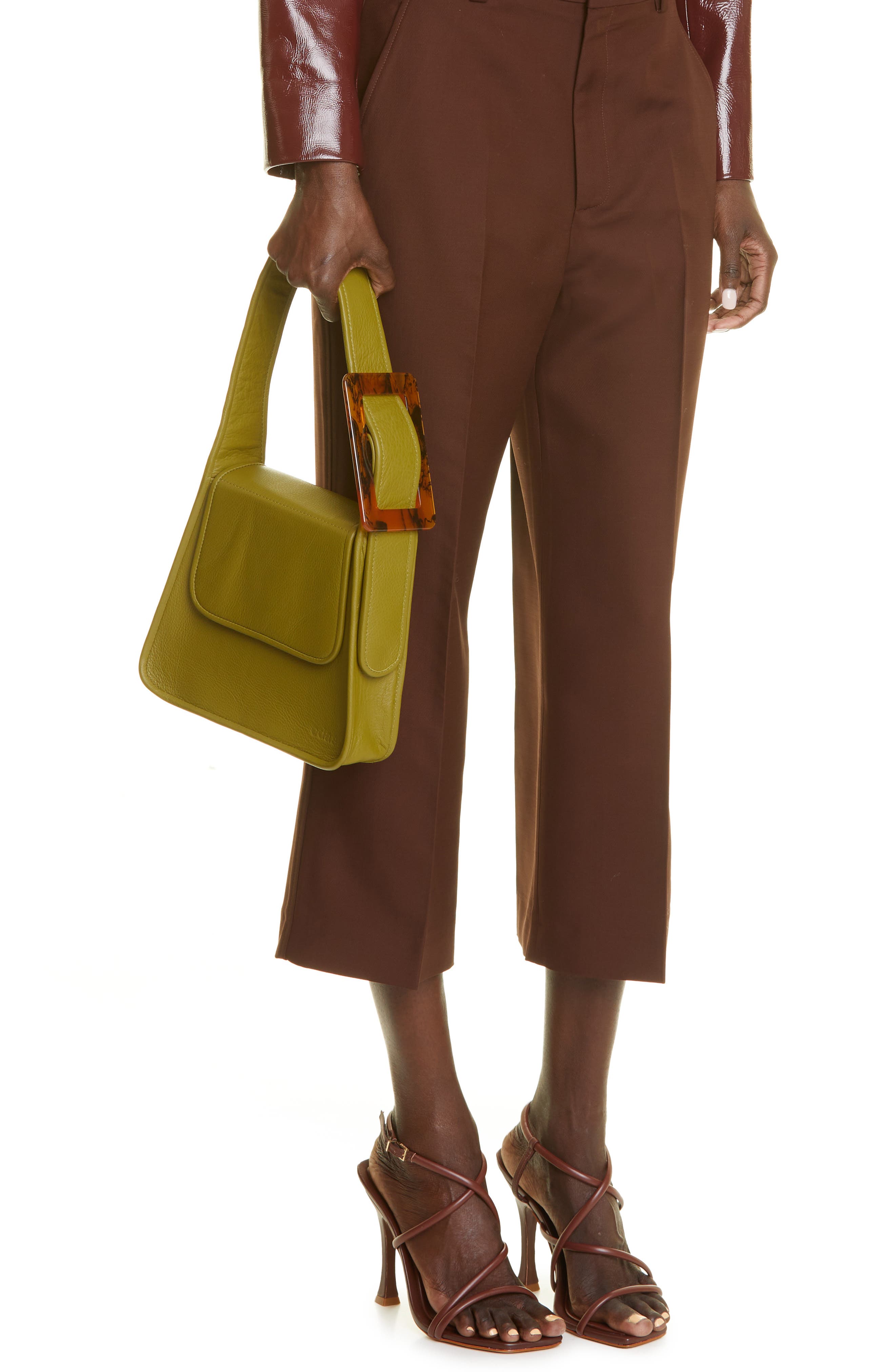 EDAS Yshaia Leather Shoulder Bag, Alternate, color, 