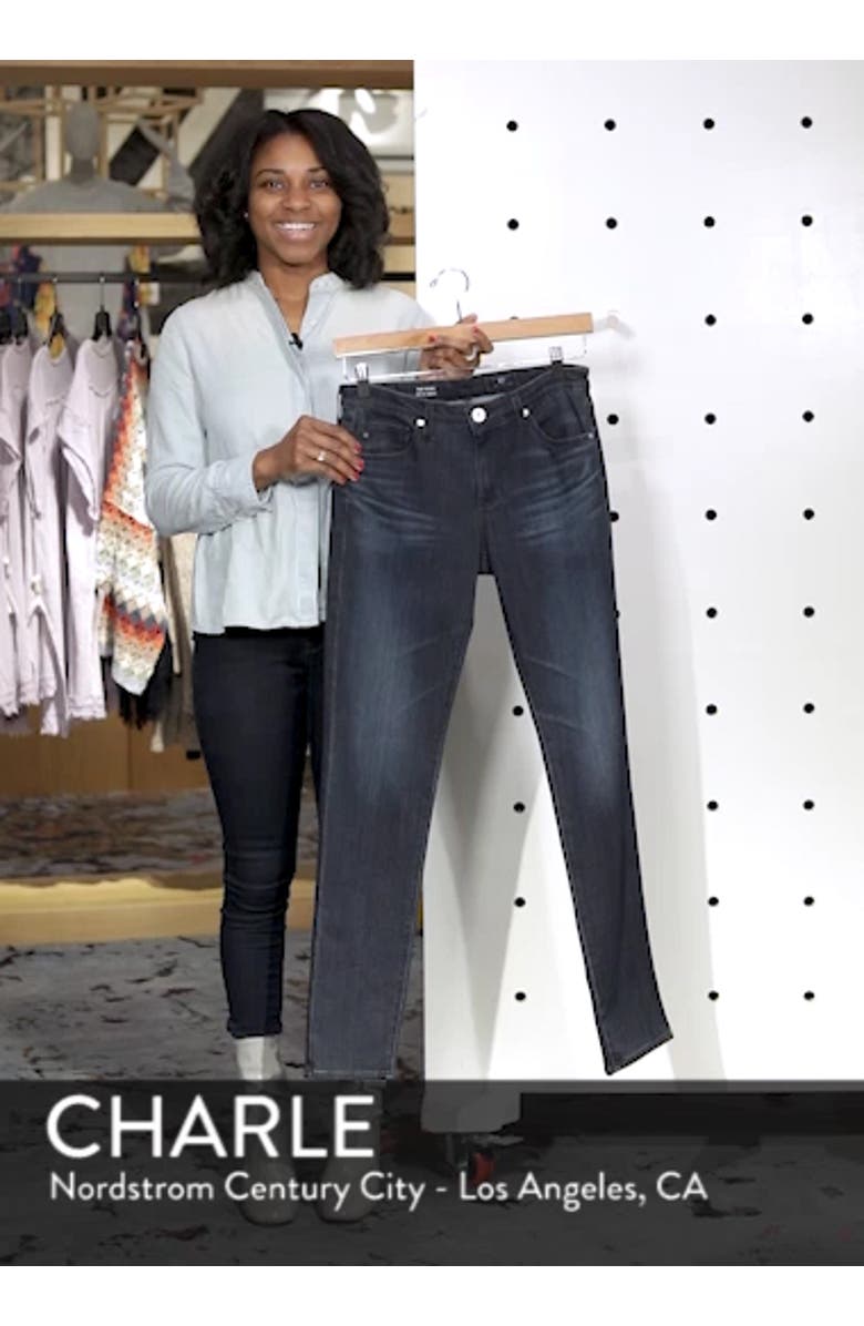 'The Prima' Mid Rise Cigarette Skinny Jeans, sales video thumbnail