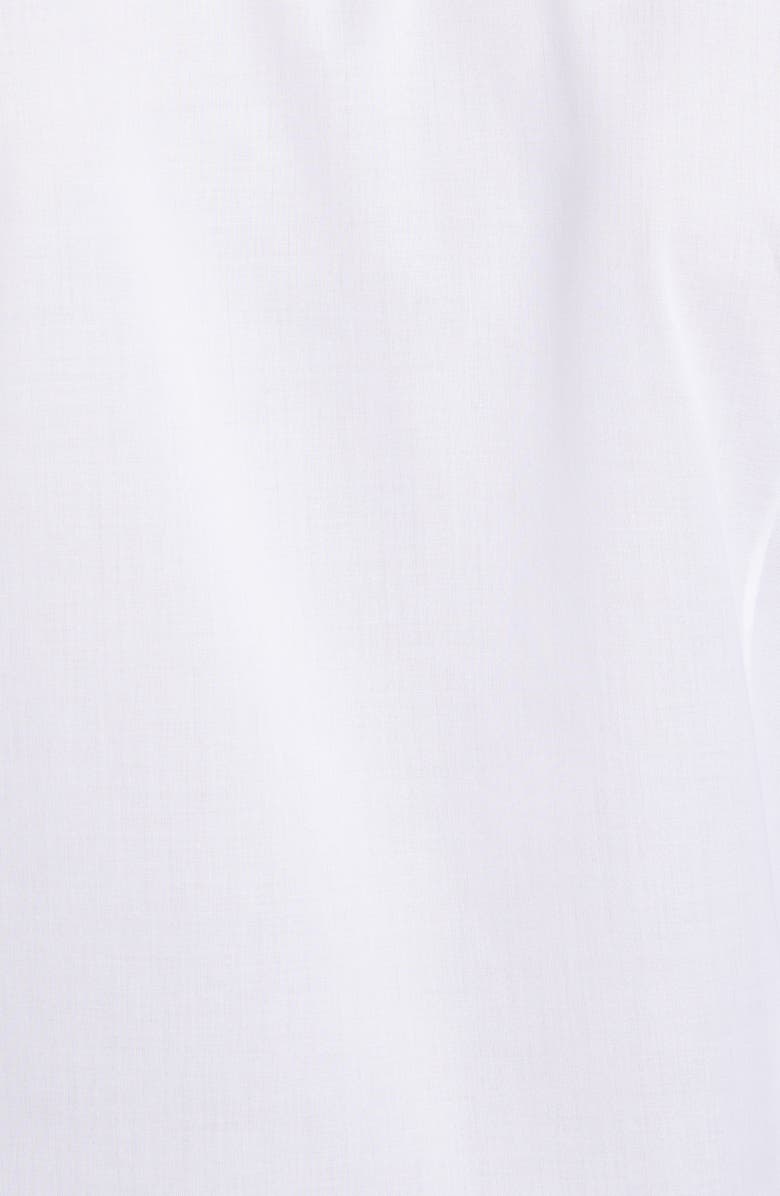 TOM FORD Slim Fit Poplin Tuxedo Shirt, Alternate, color, Optical White