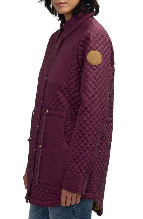 Scotch & Soda Thyrni Water Repellent Shacket In Purple