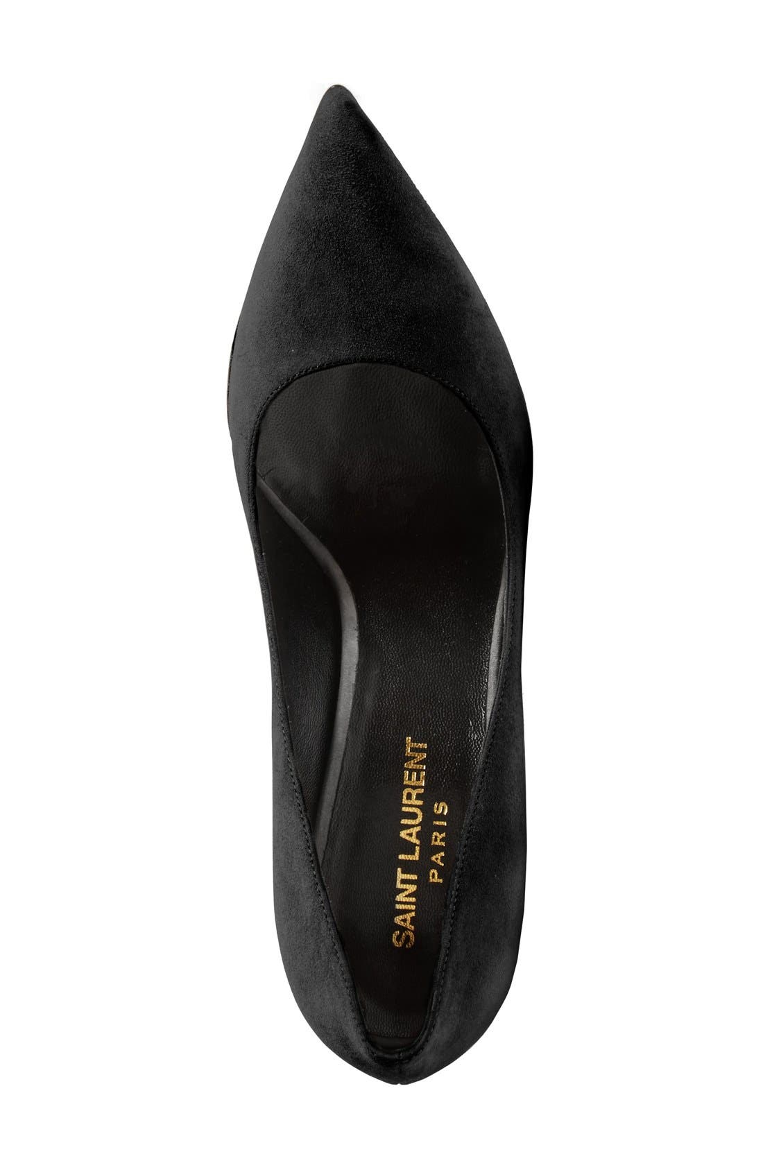Saint Laurent 'Paris Skinny' Pointy Toe Pump, Alternate, color, 