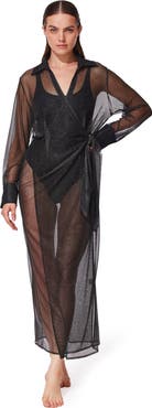 Gottex Pretty Women Mesh Wrap Dress Cover-Up