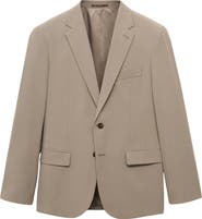 MANGO Slim Fit Suit Blazer