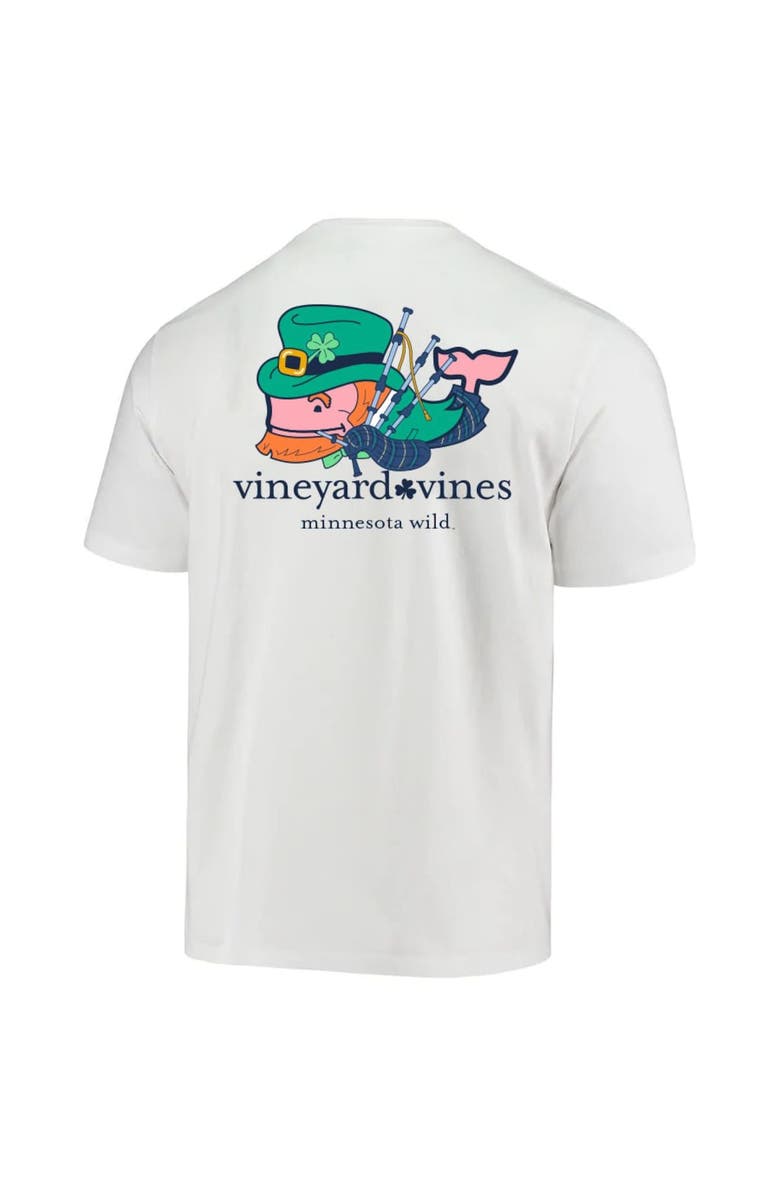 vineyard vines Men's Vineyard Vines White Minnesota Wild St. Patrick's Day T-Shirt, Alternate, color, 