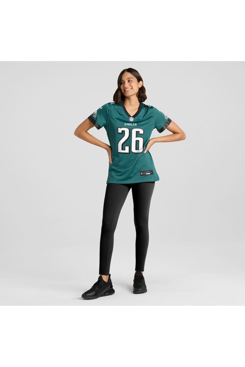 Women's Nike Saquon Barkley Midnight Green Philadelphia Eagles Game Player Jersey, Alternate, color, Green