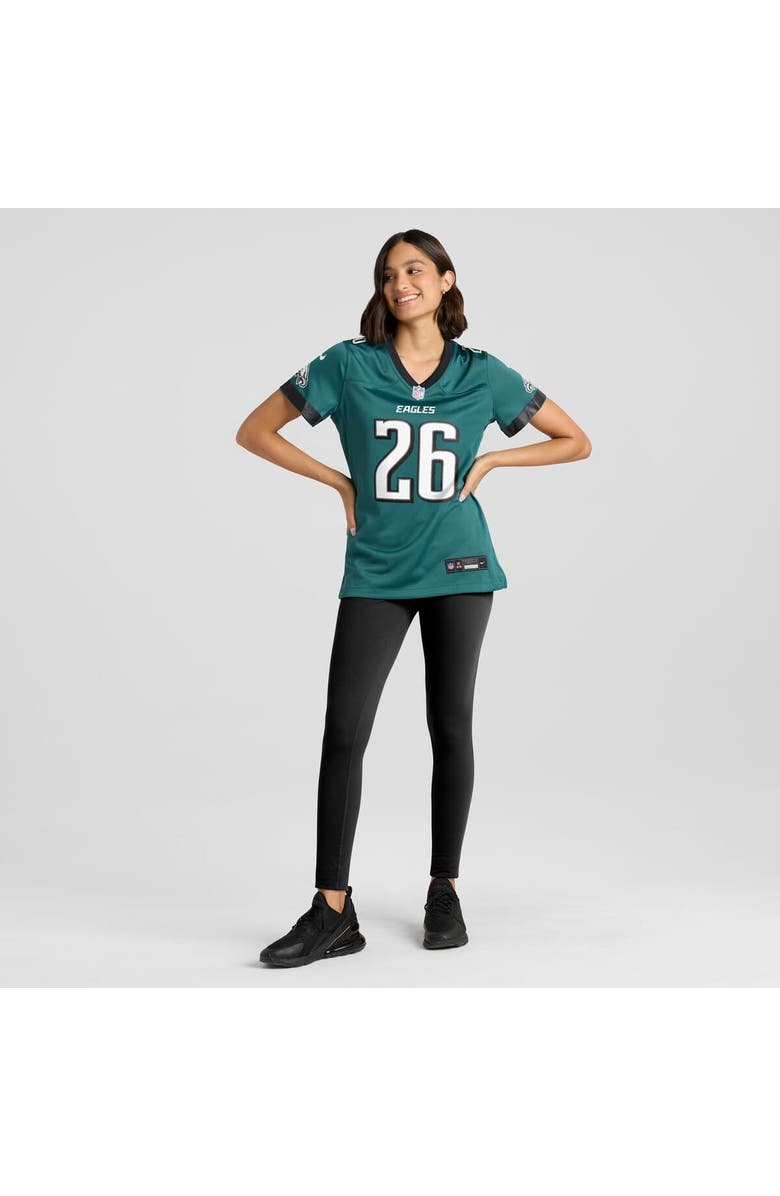Nike Women's Nike Saquon Barkley Midnight Green Philadelphia Eagles Game Player Jersey, Alternate, color, Green